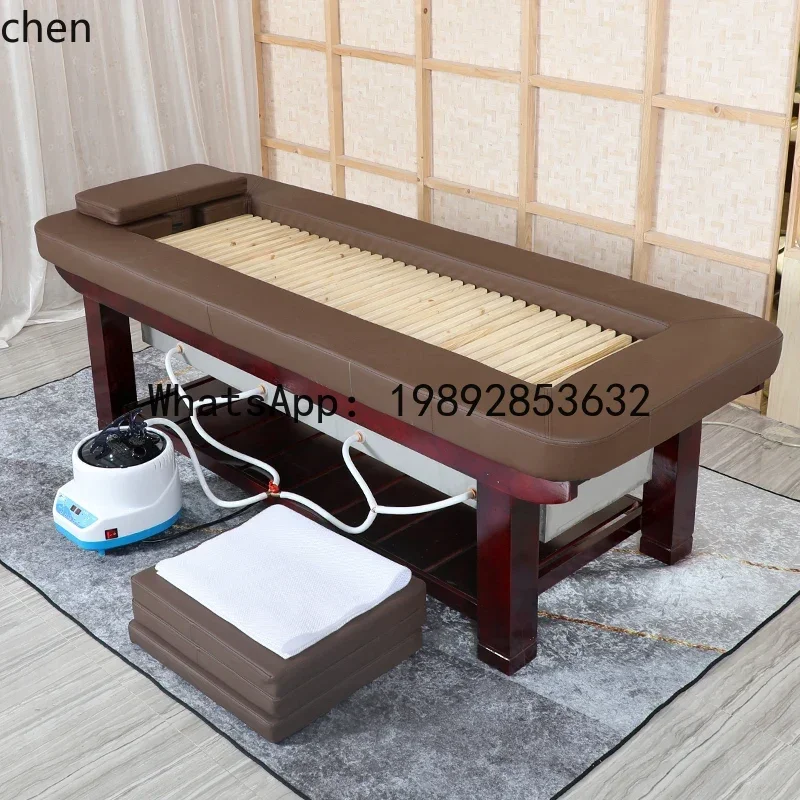 MR  aromatherapy sweating slimming bed solid wood fumigation traditional Chinese medicine whole body steam fumigation