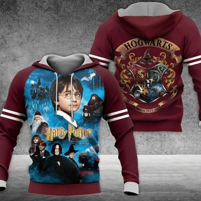 Sweats à capuche du film Harry Potter 3D pour hommes et femmes, sports de plein air, loisirs, mode, adultes et enfants