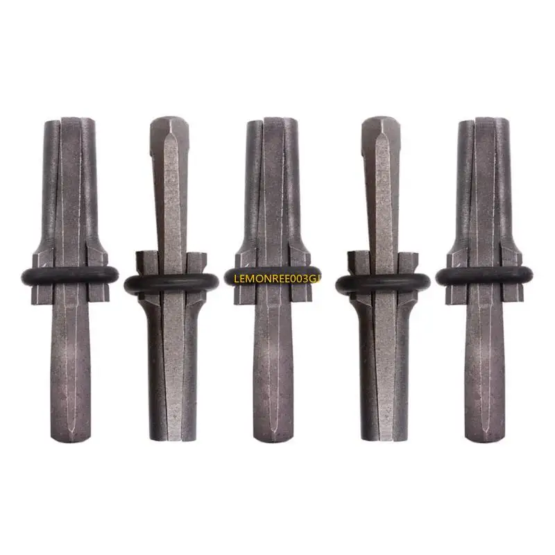 M4YC 5Pcs 16/18mm Stone Splitting Tool Metal Plug Wedges Stone Splitters Hand Tool