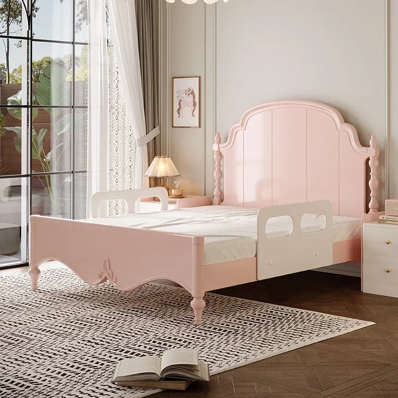 #Storage Girls Modern Bed Loft Wood Princess Space Saving Children Beds Single Postmodern Letto Matrimoniale Unique Furniture