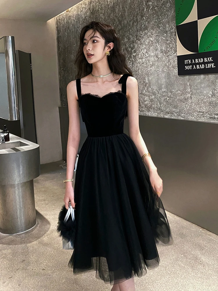

Ele Bla Dr for Women Luxury Brand Par Gown Adult Ceremony Summer Faion Korean Sle mid Waist Zipper Bal