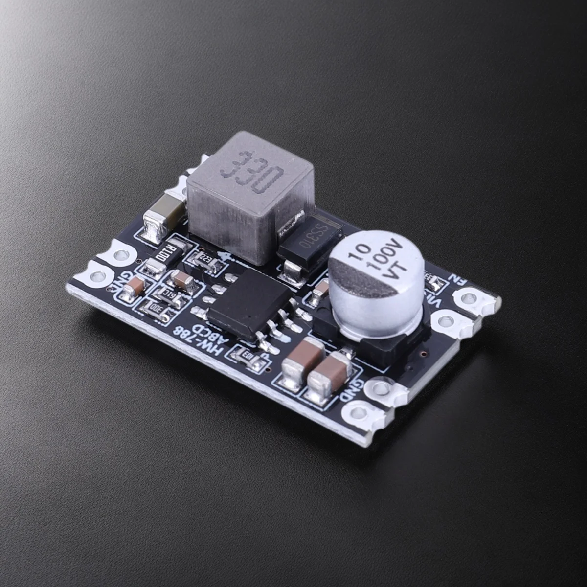 Modul Catu Daya DC-DC Step Down 7-100V Ke 5V-24V Modul Konverter Buck yang Dapat Disesuaikan Tegangannya Mini Buck Board Converter