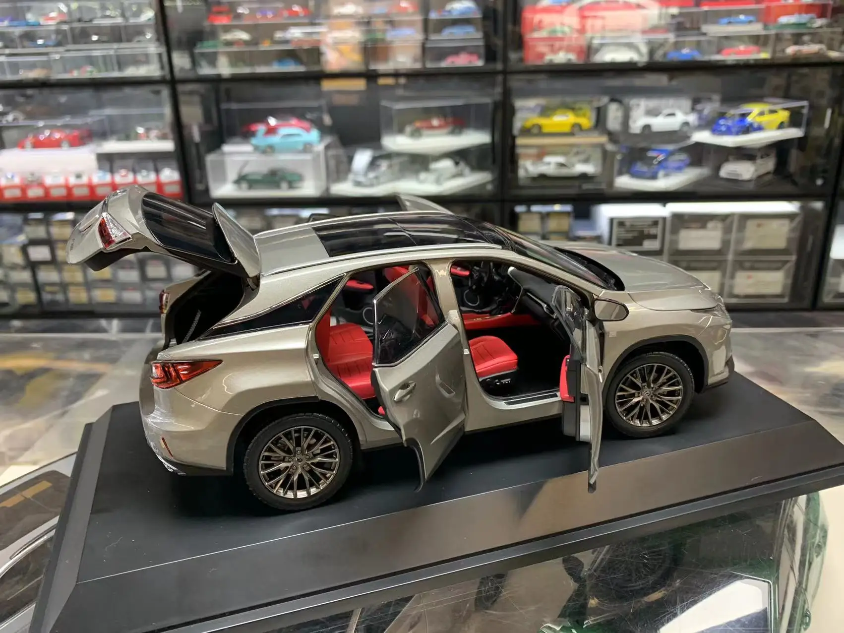 金属合金車モデル玩具,完全なシミュレーション,限定版,静的,ギフト,工場,1:18,rx200t,suv,オリジナル