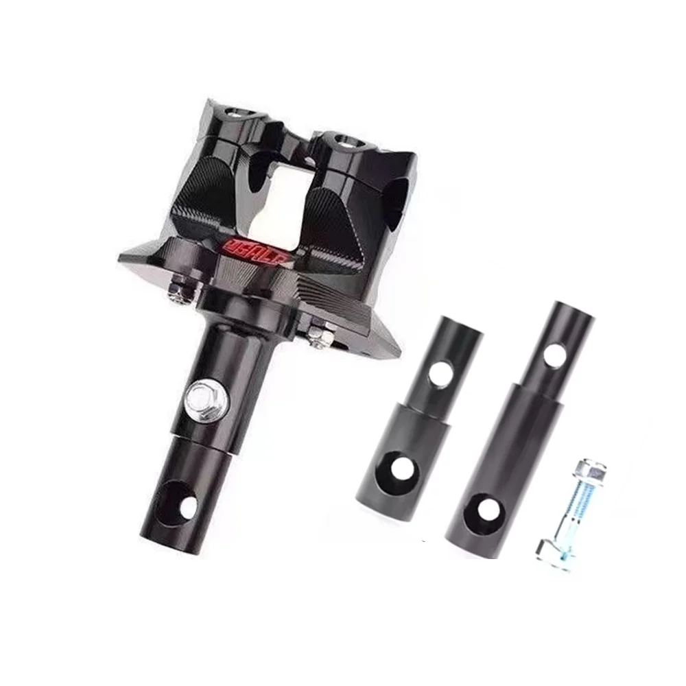 Universal Motorcycle E-Bike Faucet Base Riser Extension Rod Steering Column Height Heighten Rod For RSZ Niu Ninebot Modify Parts