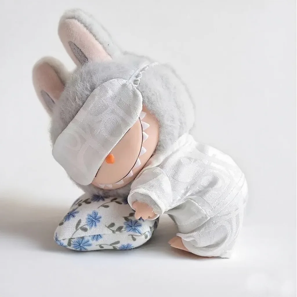 

For 17cm Ropa Labubu v1/v2/v3 cloth Doll Pajamas Set Outfit Accessories DIY Kid Clothing Gift