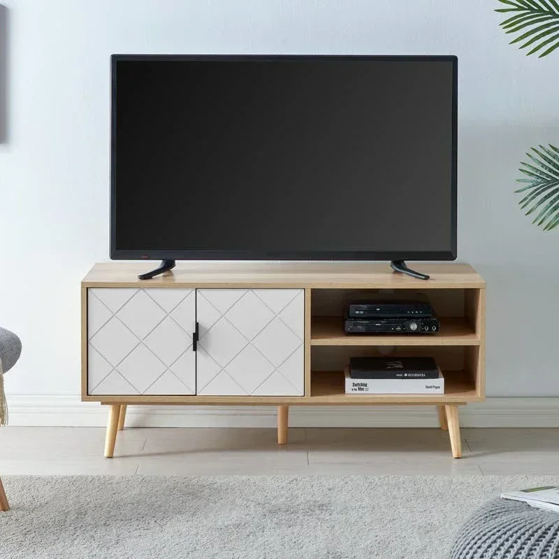 'Modern One Drawer Wooden Nightstand Bedside Table for Bedroom Living Room Home or Hotel for Apartment Use