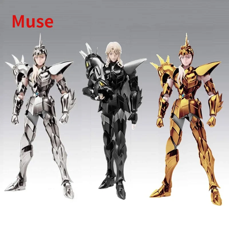 

In Stock J Model Saint Seiya EX Asgard Alpha Dubhe Siegfried Jakiro Gold / Silver Version PVC Action Figure Metal Armor Toys