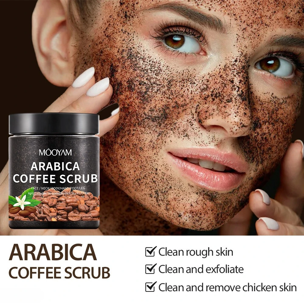 

Coffee Scrub Face Body Gentle Cleansing Coffee Bath Salts Body Scrub Exfoliating Chicken Skin Deep Cleansing Skincare