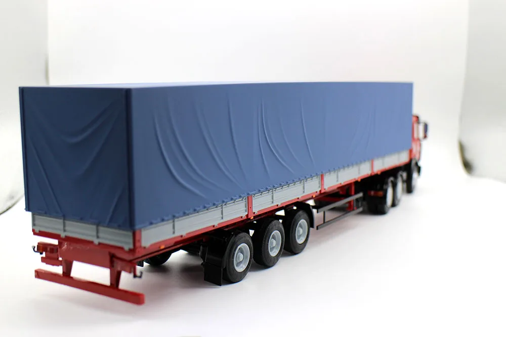 NEW SSM 1:43 Scale Model MAZ-6422 with semi-trailer MAZ-9758 USSR Long Truck SSM7042 For collection gift