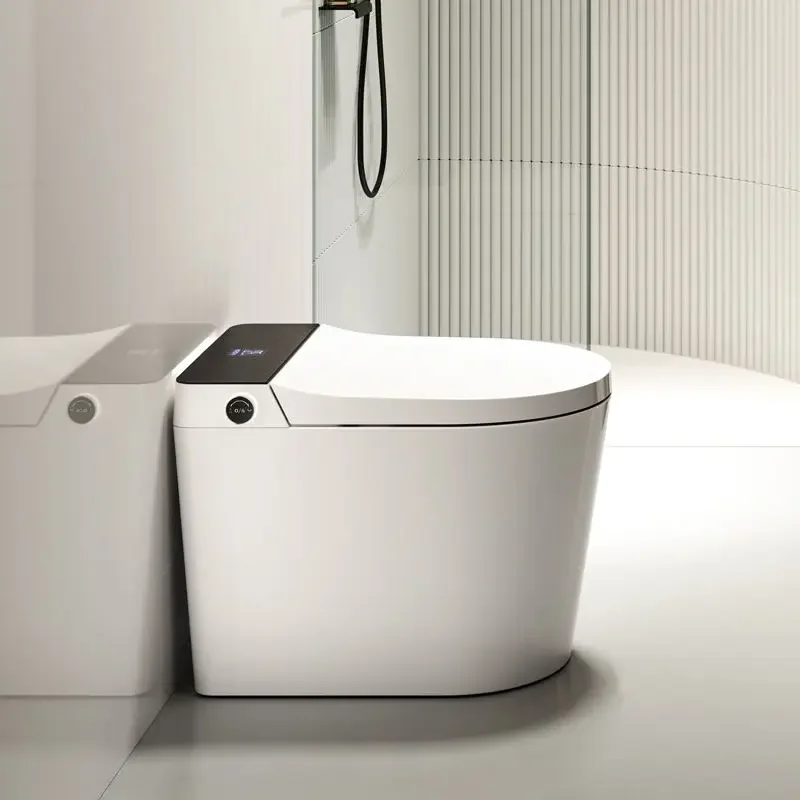 Intelligent Toilet with Remote Control Automatic Ceramic One Piece Siphon Smart  Jet Flushing