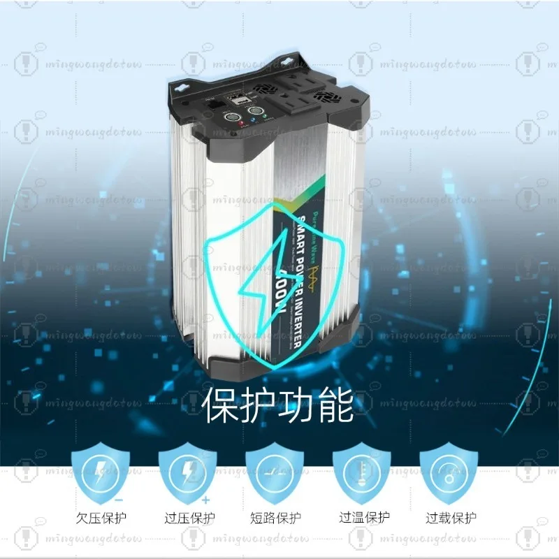 12V to 110V US Standard 400W Pure Sine Wave Car Inverter High Power Converter