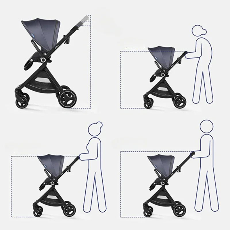 Lightweight Baby Stroller, Ultra Compact & Airplane-Friendly Travel Stroller, One-Handed Folding Stroller for Toddler Stroller