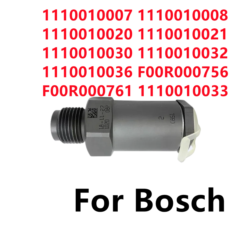 Auto Parts Fuel Rail Pressure Limiter Valve 1110010020 F00R000756 F00R000761 1110010033 Pressure Relief Valve For C-ummins