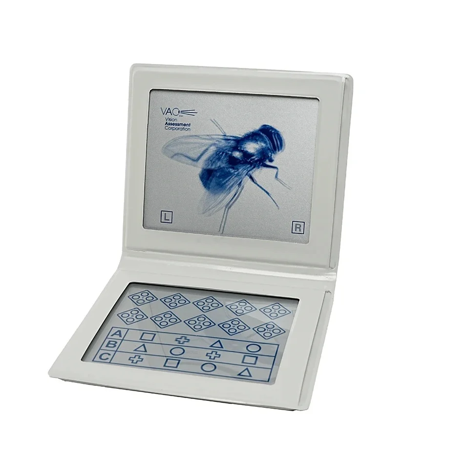 Optical Equipment Optometry Stereo Fly Vision Test for Evaluation of Gross Stereopsis and FineDepth Perception