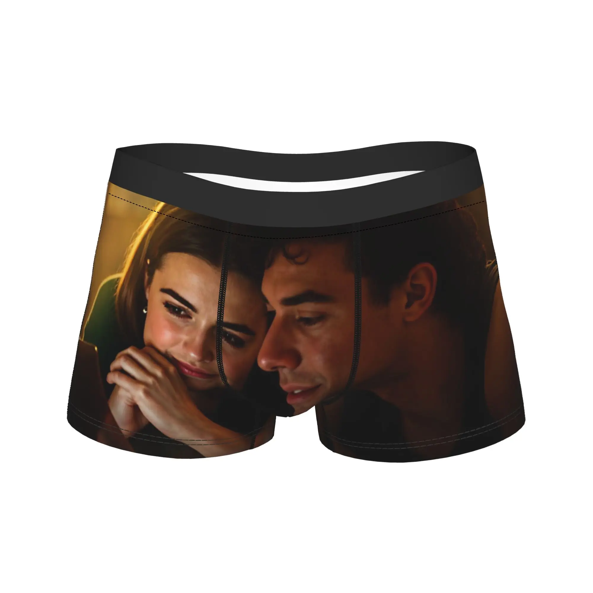 

Off Campus Poster Underwear Sexy Soft Underpants Pattern Shorts Briefs For Men Pouch Plus Size Boxershorts