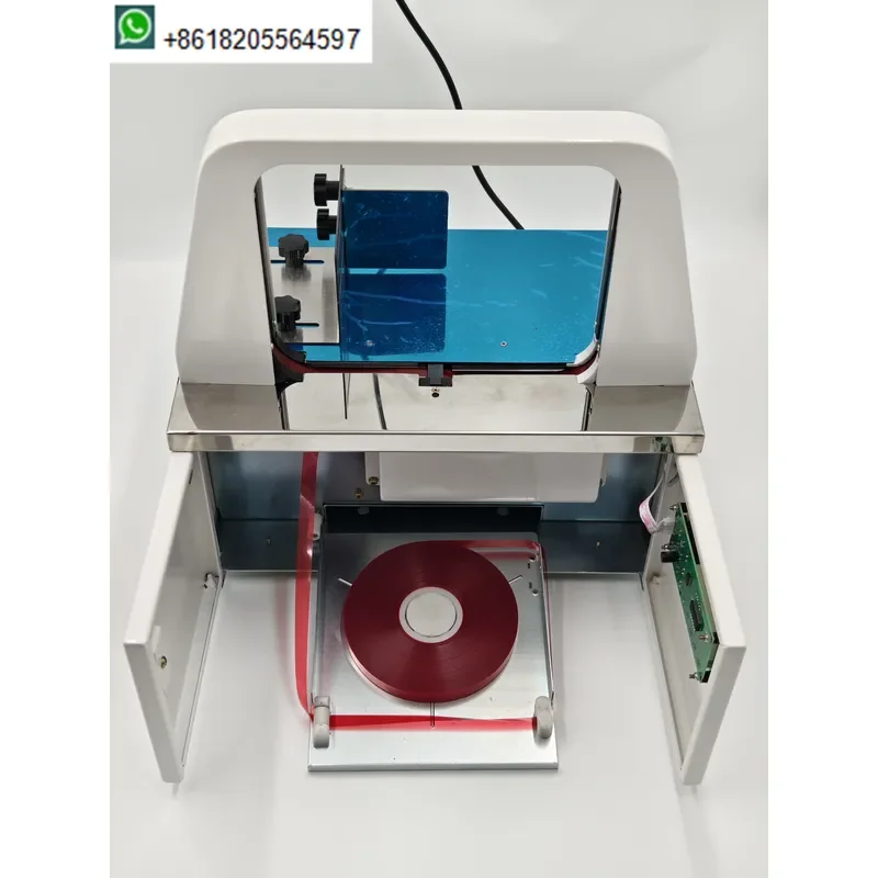 110V Strapping Banding Machine 12mm Wide Plastic Film Packing Machine Automatic Bundling Machine for Label Cards