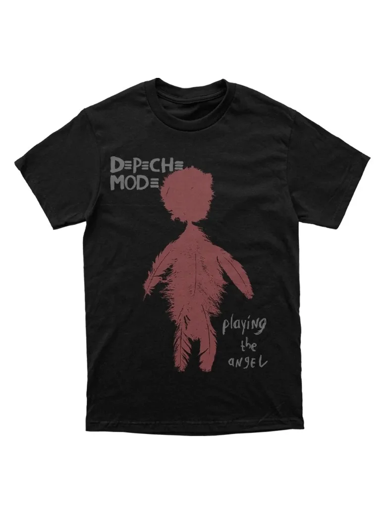 Depeche Mode Playing The Angel Harajuku-stijl rockband bedrukt T-shirt met korte mouwen Casual losse Street Style Rock Punk-katoen - afbeelding 2
