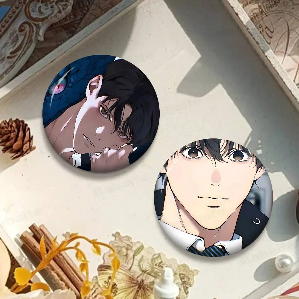 Lost In The Cloud Anime 32/44/58MM Customizable Button Pins Cute Funny Creative Badge Jewelry Decor Gifts for Friends