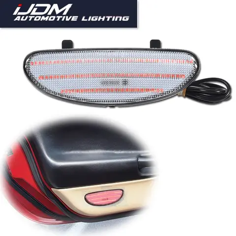 1PC Red / White LED Car Side Door Panel Courtesy Light Assembly For Chevrolet Corvette C5 1997-2004 Inner Door Lamp 10295148