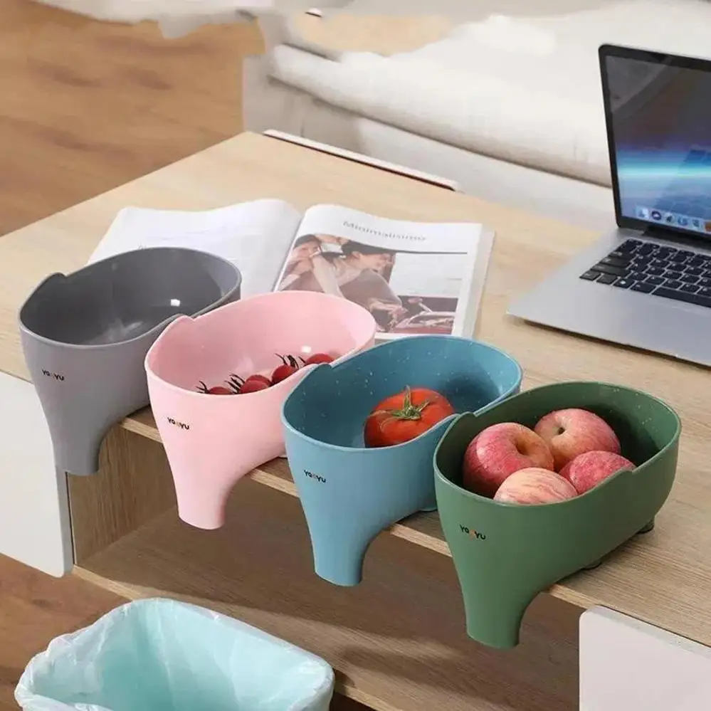 Sink Strainer Elephant Sculpt Leftover Drain Basket Fruit And Vegetable Washing Basket Hanging Drainer Rack Kitchen Accessories