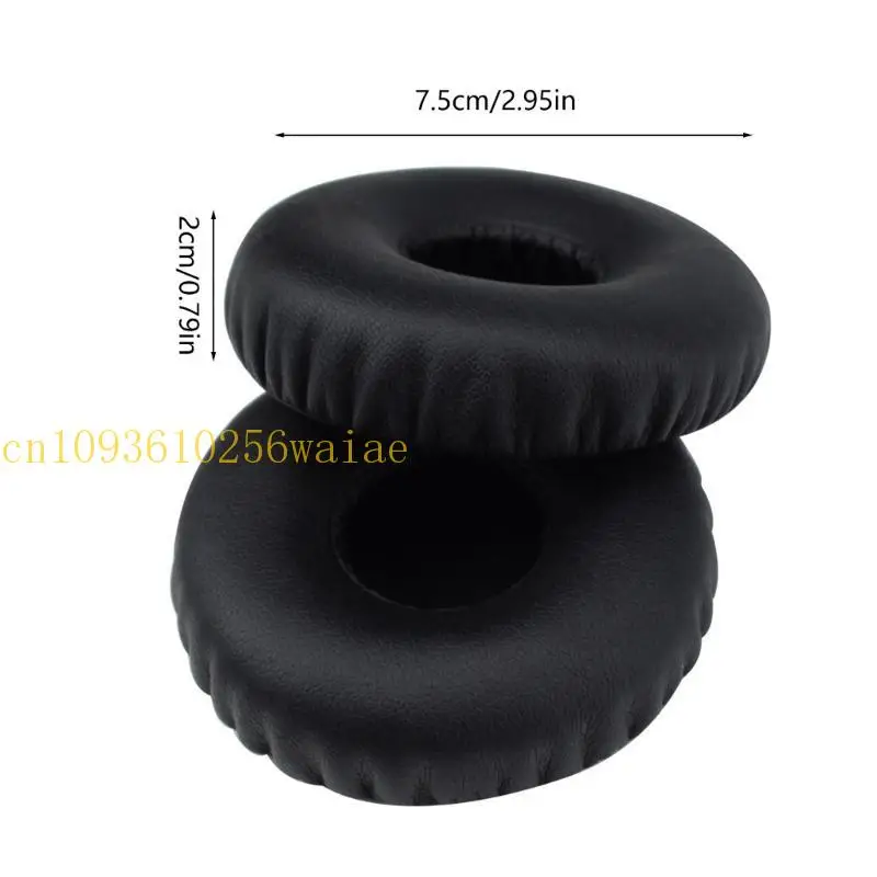زوج واحد من وسادات الأذن الجلدية البديلة لسماعات Airy سماعة الأذن الإسفنجية تغطي الوسائد ملحقات الصوت
