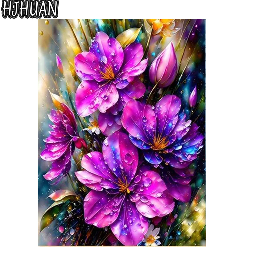 3d DIY Diamond Painting Flowers Cross Stitch Kit Full Drill Embroidery Mosaic diy wall art Picture Of Rhinestone Gift Home Decor