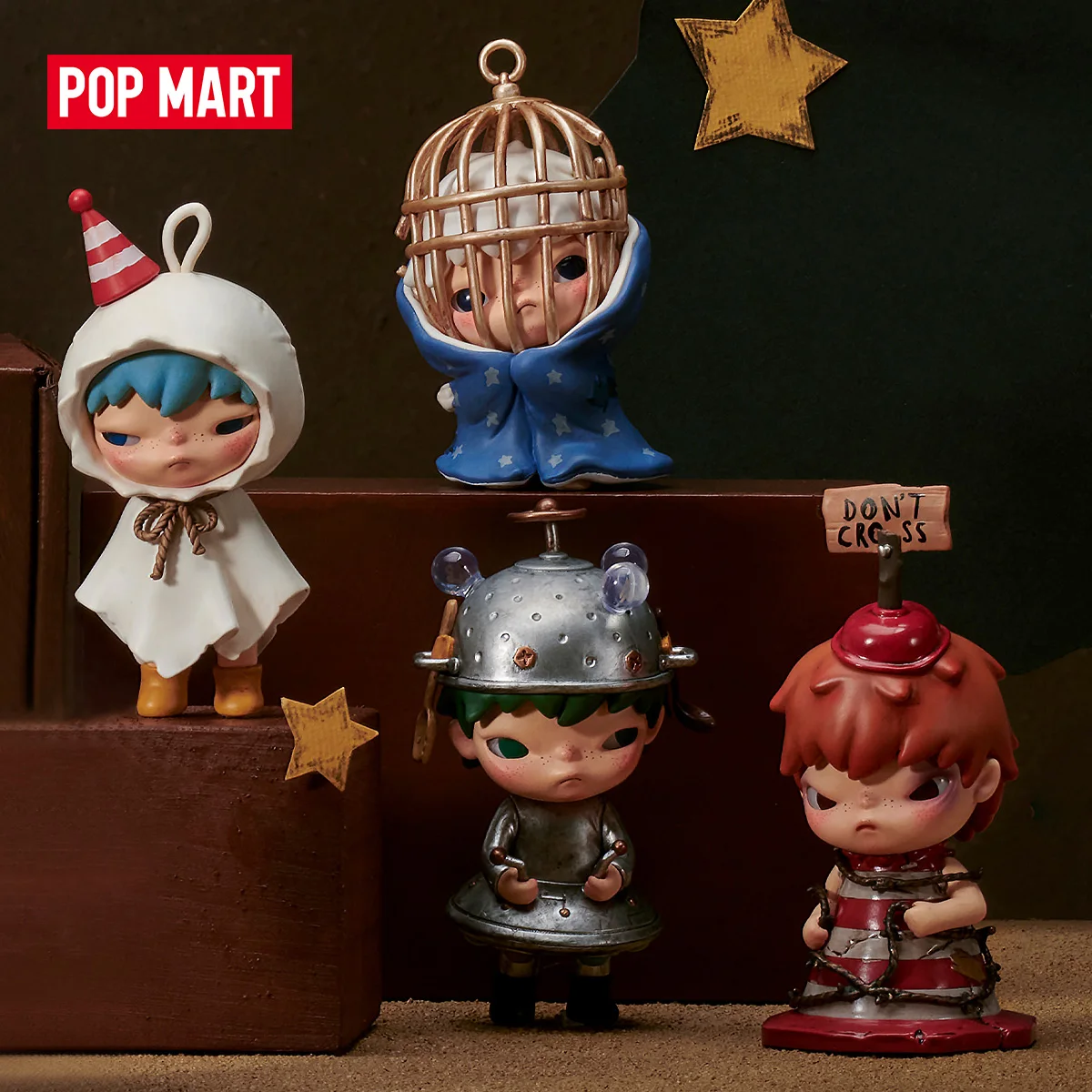 POP MART Hirono Shelter Series Mystery Box 1PC/12PCS POPMART Blind Box Figurka akcji Śliczna zabawka
