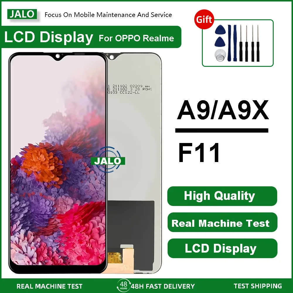 

JALO Screen Assembly Suitable for OPPO A9 A9X F11 F11PRO Integrated Screen LCD Display Touch Screen LCD Panel Replacement