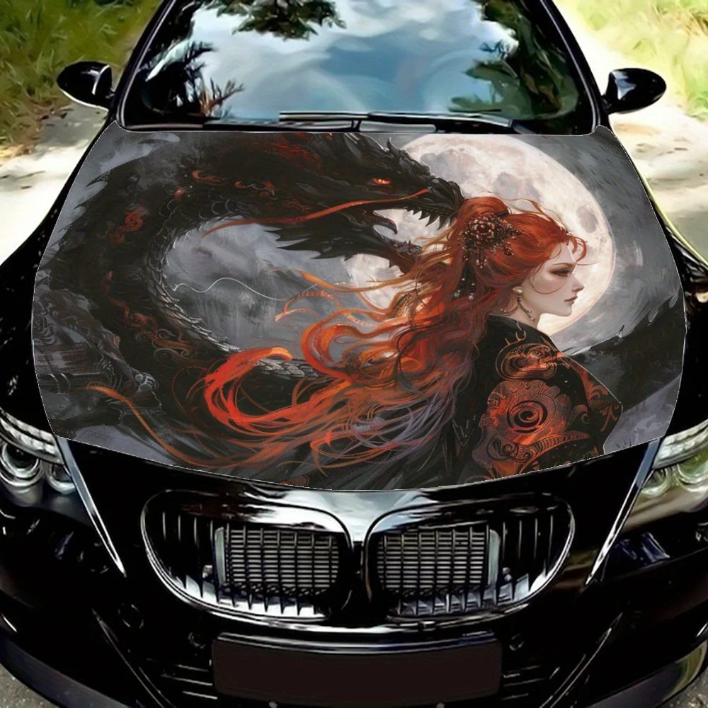 

Dark Moon Double Shadows: Dragon's Breath and Crimson Hair; Vinyl Car Wraps, Engine Hood Graphics, Vinyl Materialaging Decal Cre