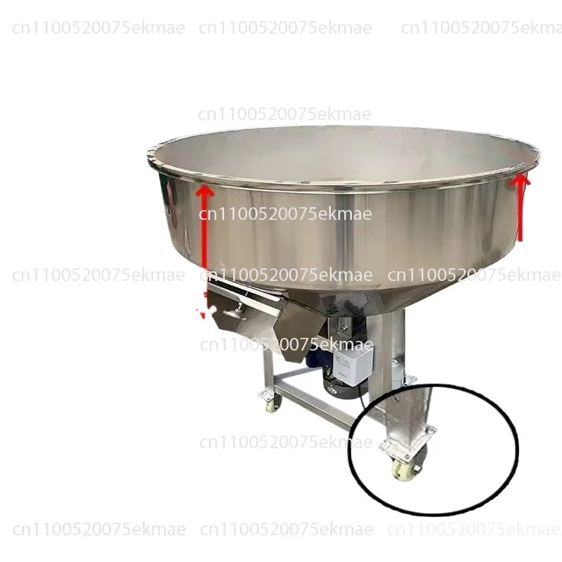 Stainless Steel Dry and Wet Farm Feed Mixer Large Plastic Pellet Mixer Thickened Industrial Horizontal