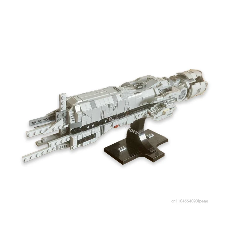 Nuevo Kit de bloques de construcción de la serie de nave espacial Aliens USS Sulaco, conjunto de ladrillos de montaje de acorazado de guerra espacial DIY, modelo de juguetes, regalos para niños