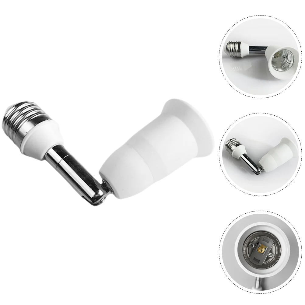 

Universal Tube Lamp Holder E27 Bulb Light Extension Socket Plug Adapter Head Pbt Metal