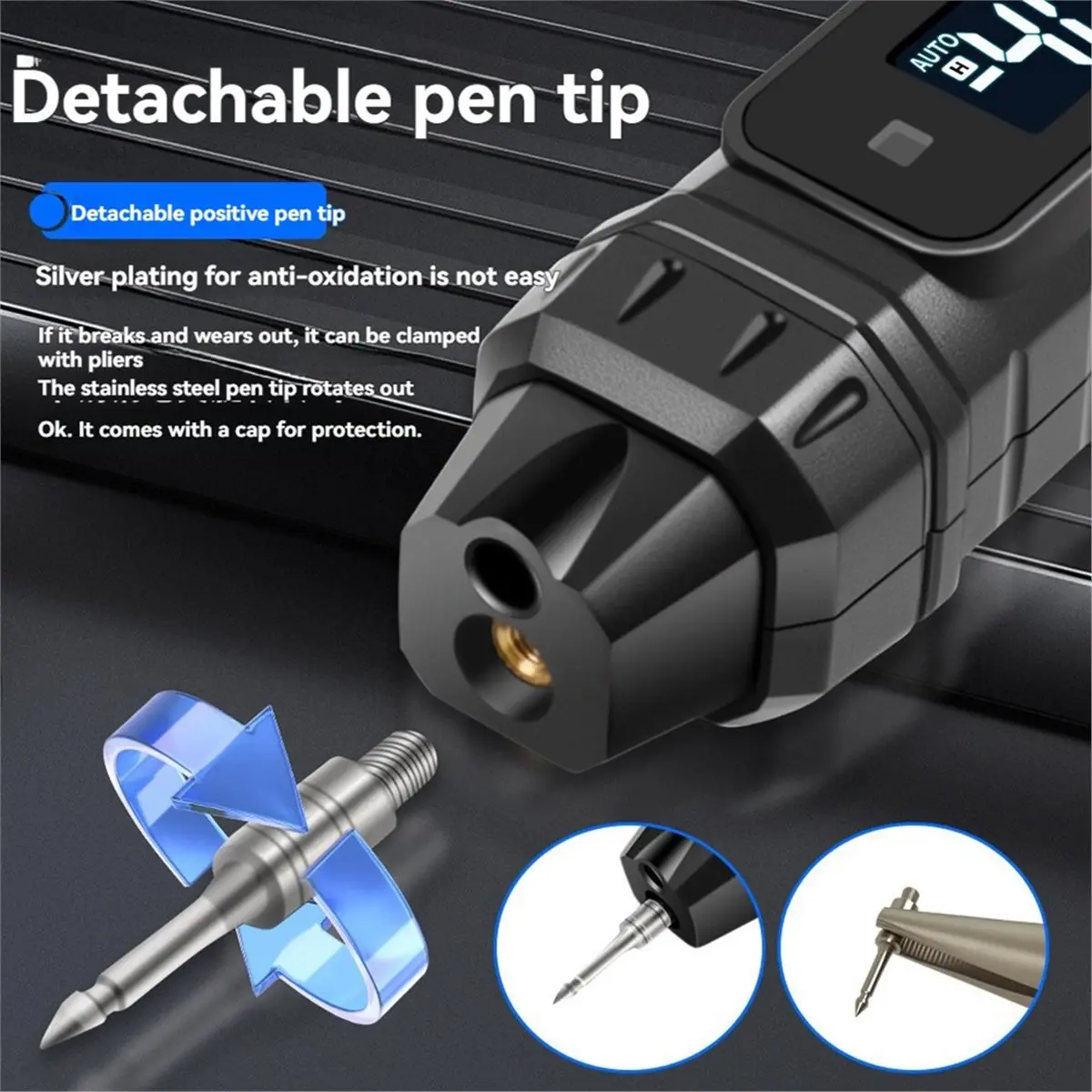 update. SK-216B Pen-Type Multimeter Voltage Tester Auto Range Electrical Test Pencil Meter Ohm NCV Voltage Current Frequency