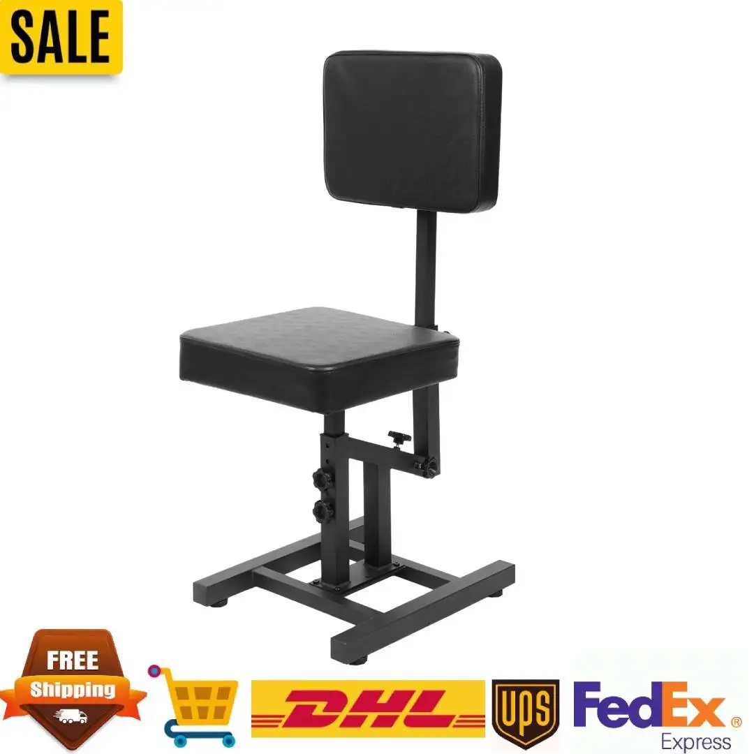 

Multiple Use Black Chair, 180° Adjustable Tattoo Chair Mobile Hair Chair (Without Wheels) for Beauty Salons, Nail Salons