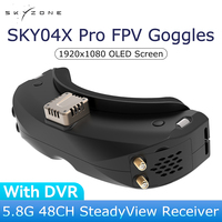 SKYZONE SKY04X PRO OLED 5.8G 48CH Steadyview Receiver 1920X1080 DVR FPV Goggles