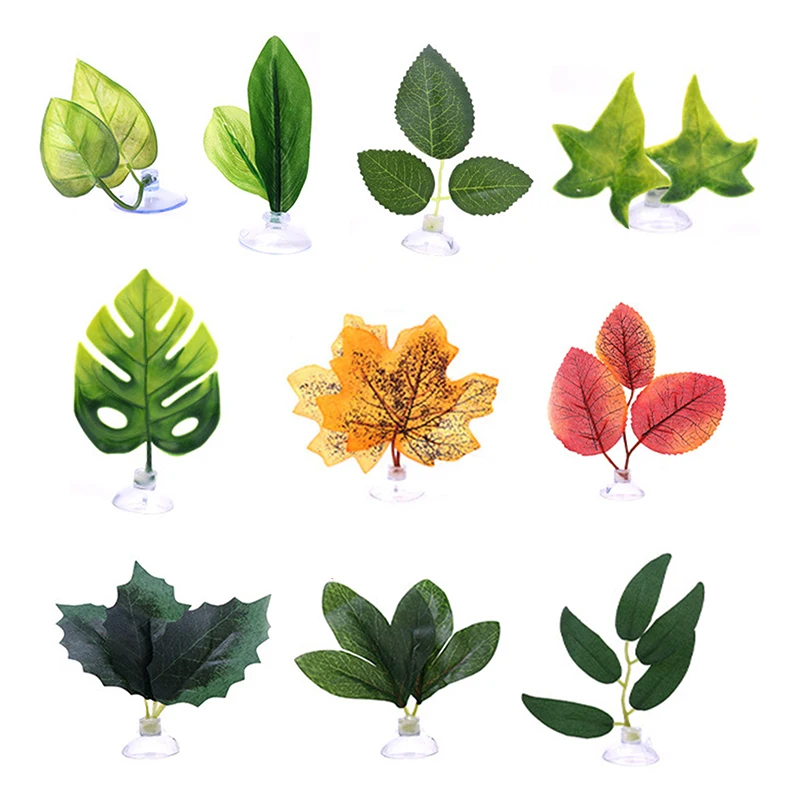 Artificial Leaf Fish Rest Bed Fish Tank Aquarium Decoration Natural Habitat Floating Bed Leaf Hammock Betta Spawning Resting Bed