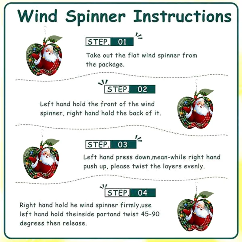 PB-6個 8インチ昇華型ウィンドスピナーブランク、庭や庭用の屋外ウィンドスピナー吊り下げ、クリスマス用