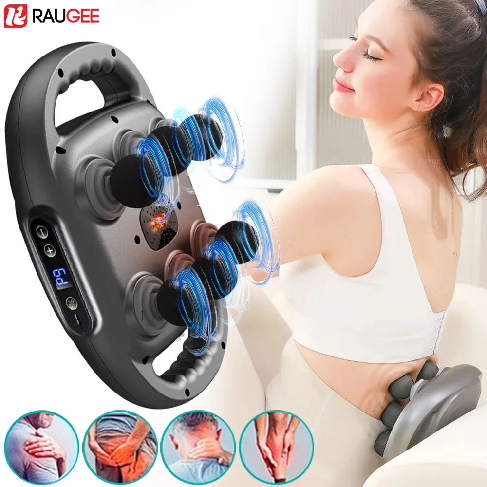 

Fascia Gun Six head Muscle Massage Gun Relaxation Massage Professional Grade Wireless Waist Back Shoulder Calf Body Leg Neck