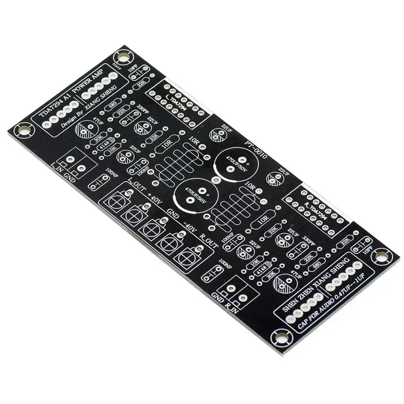 DLHiFi TDA7294 X2 100W+100W Dual Channel HIFI Audio Power Amplifier PCB DIY Kit  Finished Board