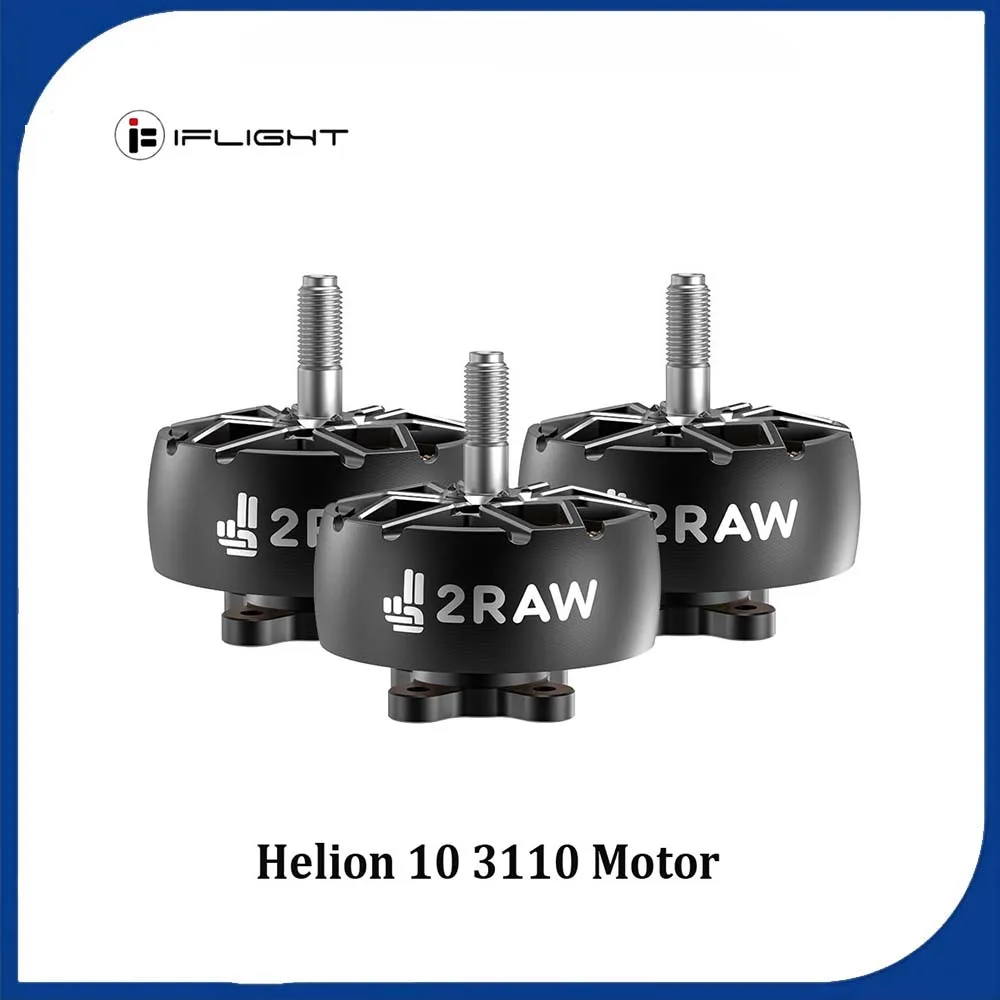 

iFlight Helion 10 3110 900KV Высокоскоростной двигатель FPV с валом 5 мм для RC FPV Drone — гоночные детали и аксессуары для дронов