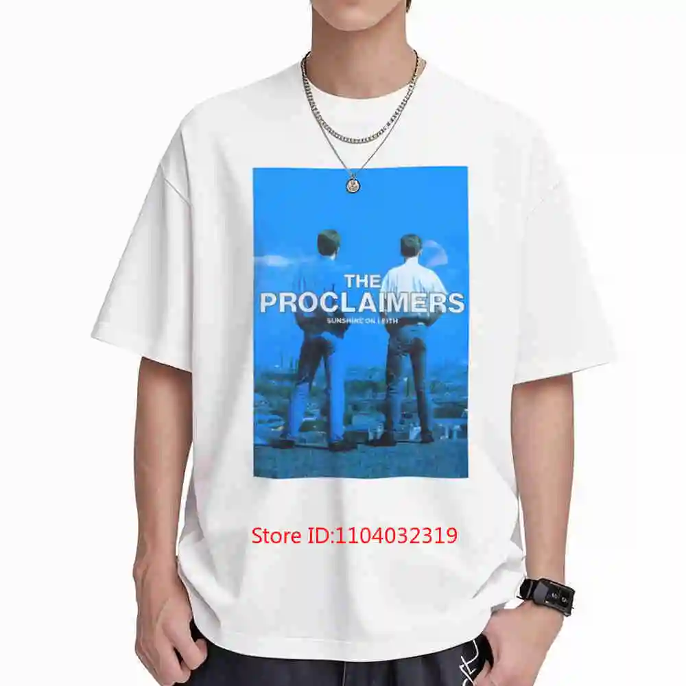 The Proclaimers Sunshine On Leith Short Sleeve Tee 100% Cotton T-Shirt