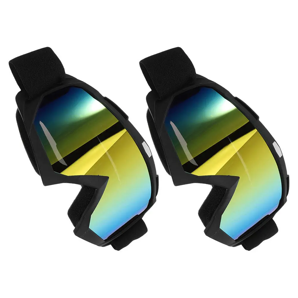 

2Pair Protective Goggles Outdoor Sports Cycling Motorcycle Atv Dirt Bike Ski Windproof Riding Glasses Clear Motocross Biker