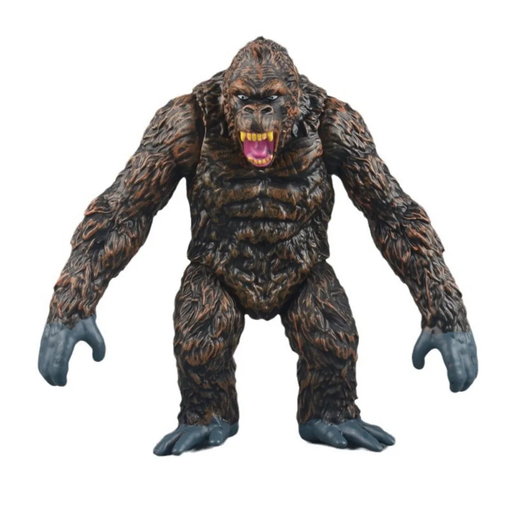 

Godzilla vs. King Kong Skeleton Island Monster King Chimpanzee Toy Model Soft Joint Movement Children's Ornaments Christmas Gift