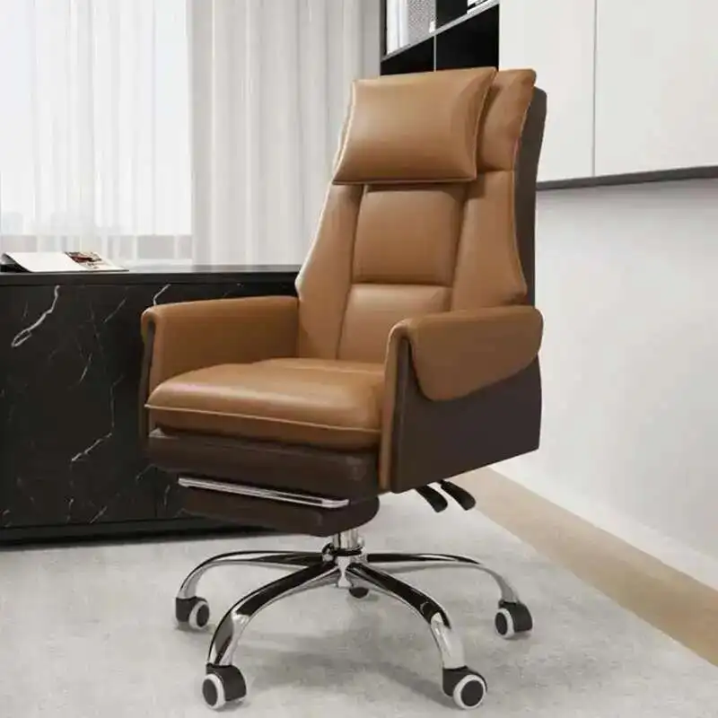 

Armrest Office Chairs Ergonomic Desk Swivel Gameing Mobiles Leather Reading Chair Playseat Silla Oficina Living Room Furniture