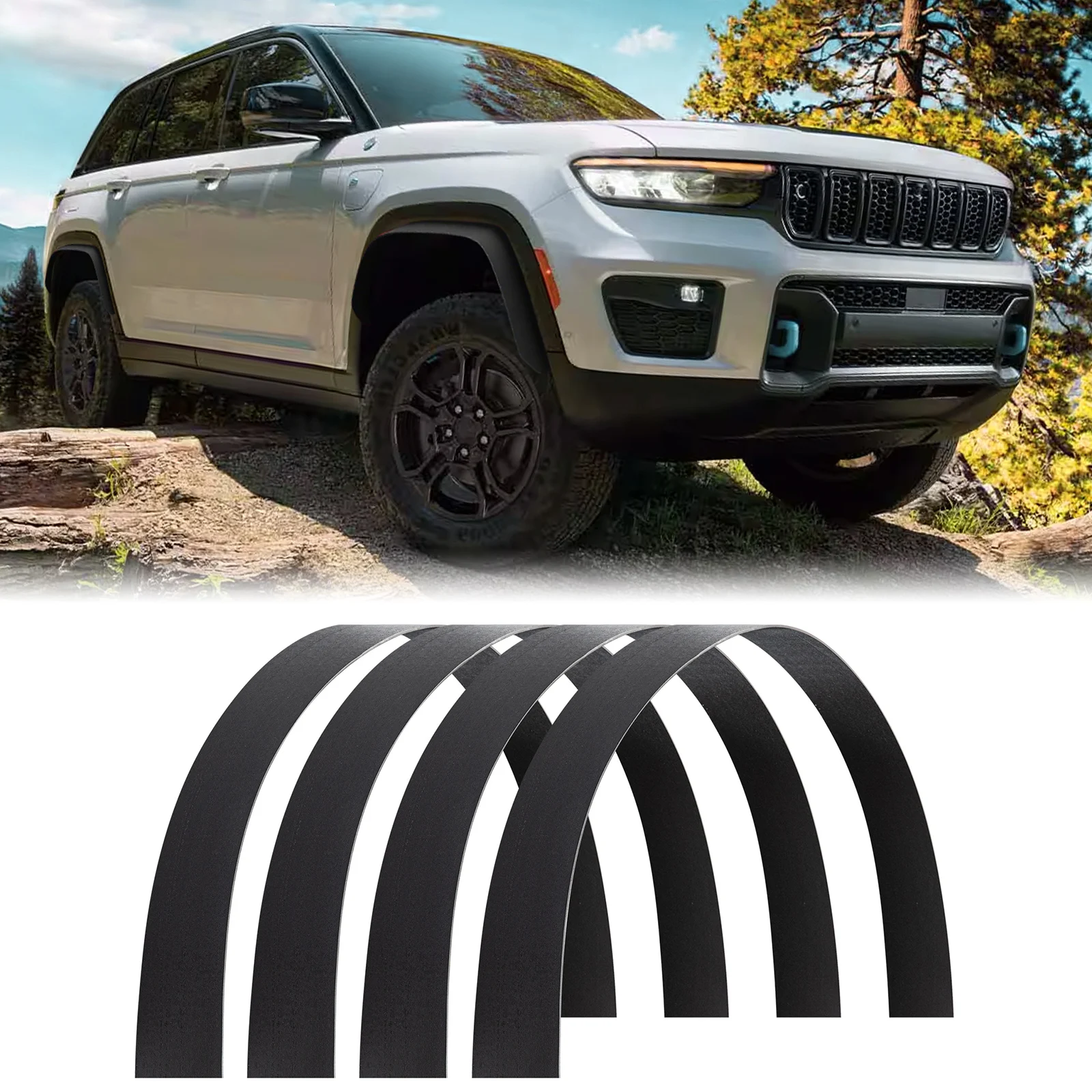 

Для Jeep Grand Cherokees автомобильные гибкие расширители крыльев, колесная арка, комплект кузова x4