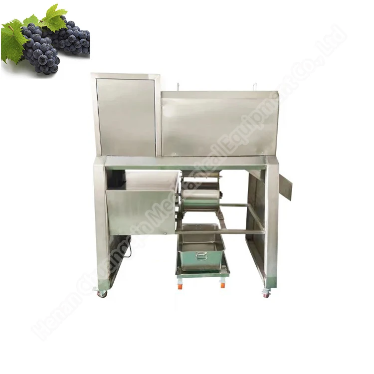 Juice Pressing Stalk Division Crusher Destemmer Grape Destemming and Crushing Machine