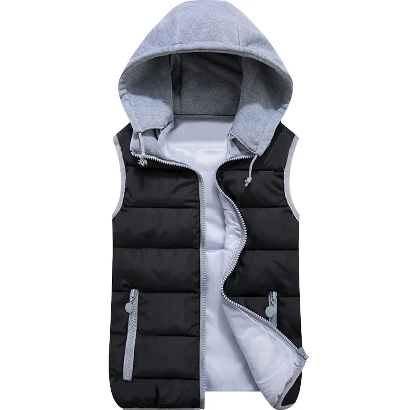 Gilets d'hiver pour femmes, manteau en fibre, gilet court, mince, épais, chaud, glaçure féminine, bouffante, automne, nouveau, 2023