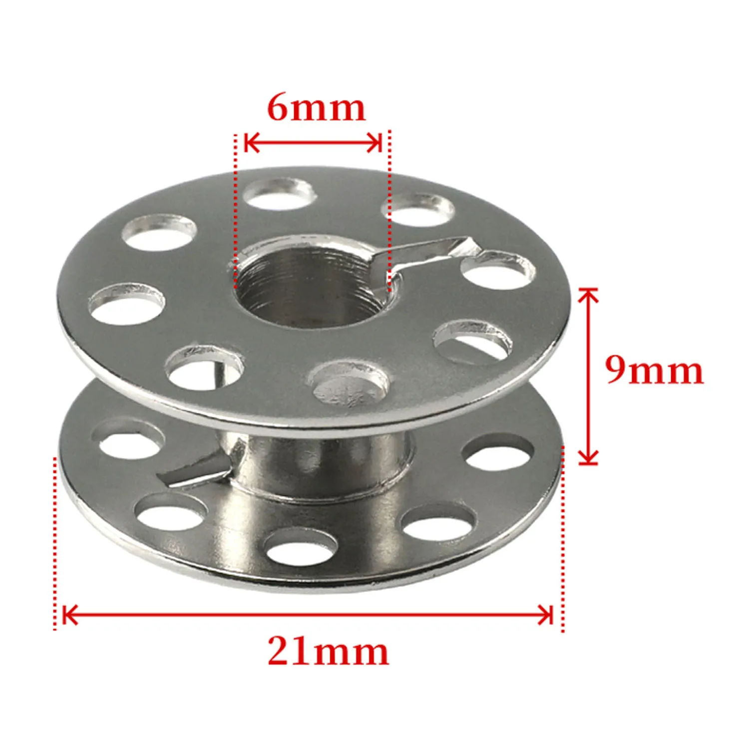 10 PCS 40264A / 270010 Metal Bobbin For Industrial 1-Needle Sewing Machine Part JUKI BROTHER SINGER CONSEW JACK ZOJE Accessories