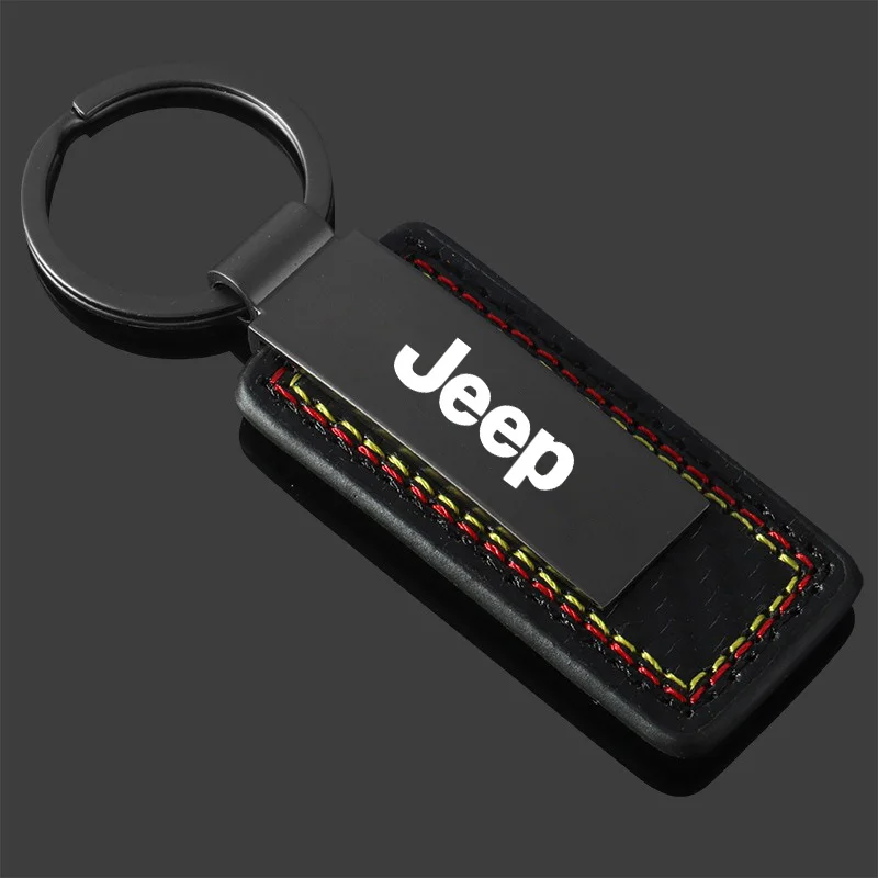 Auto 3 colori nuovo portachiavi Logo portachiavi ciondolo catena per Jeep Renegade Wrangler JL JK Gladiator Grand Liberty Cherokee Compass