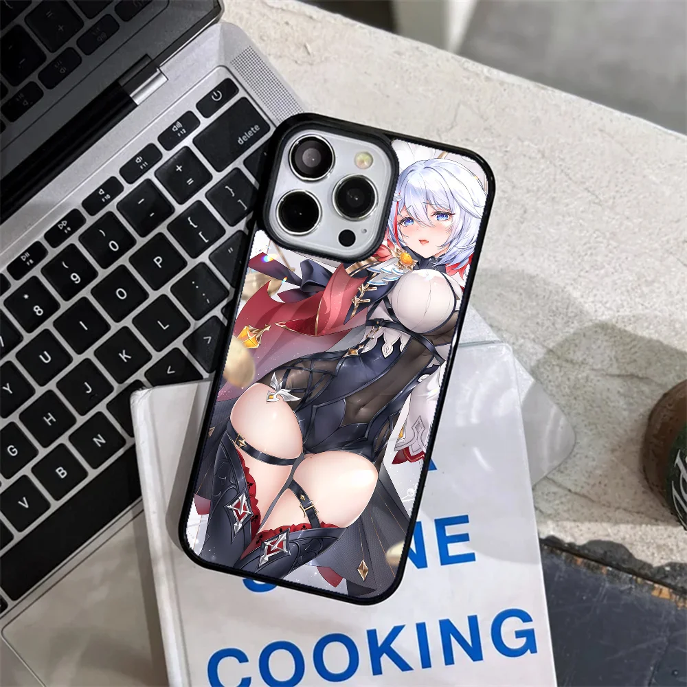 Anime Game Honkai Star Rail Topaz Phone Case Strong Magnetic For IPhone 15 14 13 Pro Max 11 12 Mini Alex Mirror For Magsafe